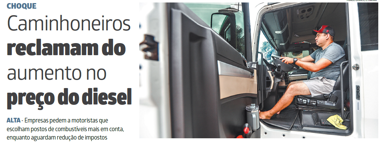 Aumento do diesel impacta transporte e pode elevar preços no Brasil