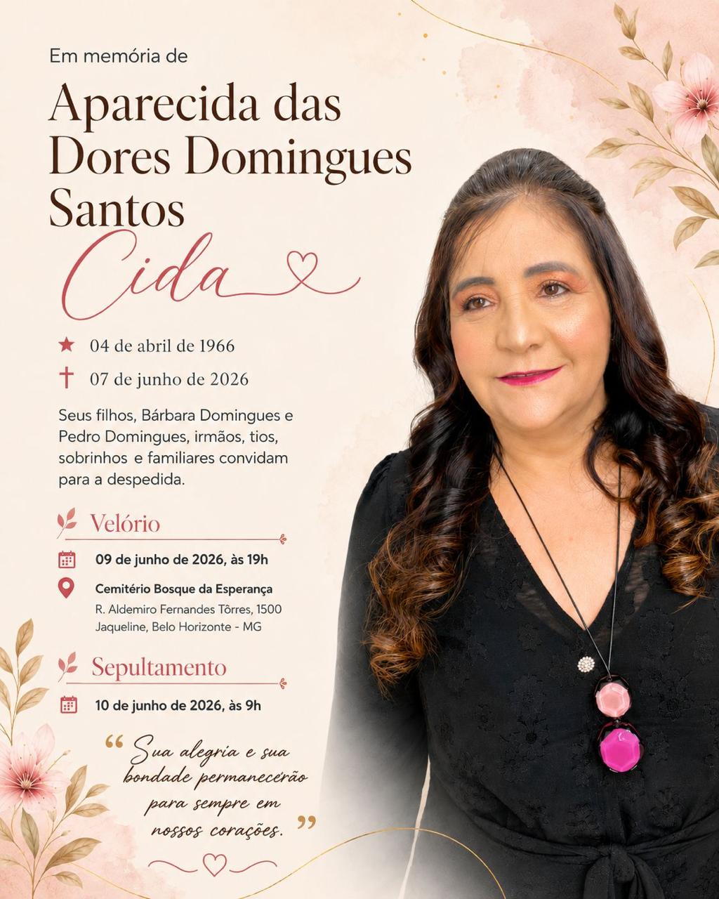 NOTA DE PESAR